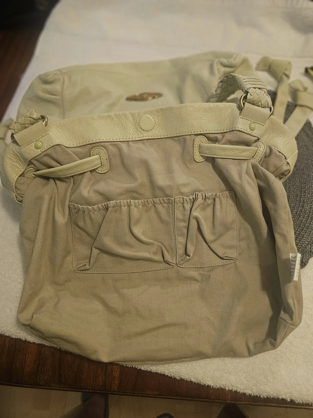 Elliott Lucca Wilshire Hobo Green Leather Shoulder Bag - Pristine Condition...